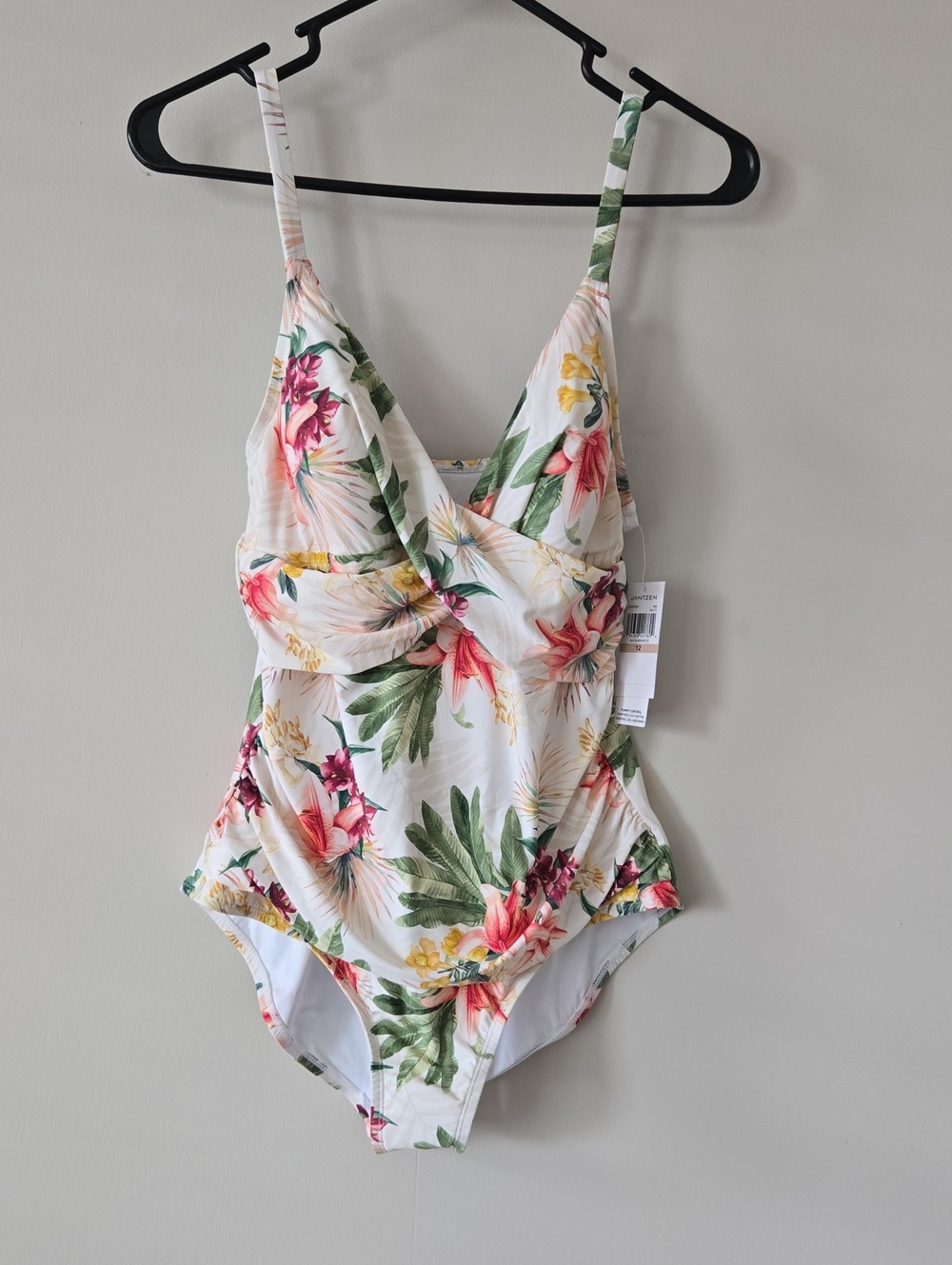 Jantzen Tropical Floral One-Piece Swimsuit NWT - Picture 1 of 5